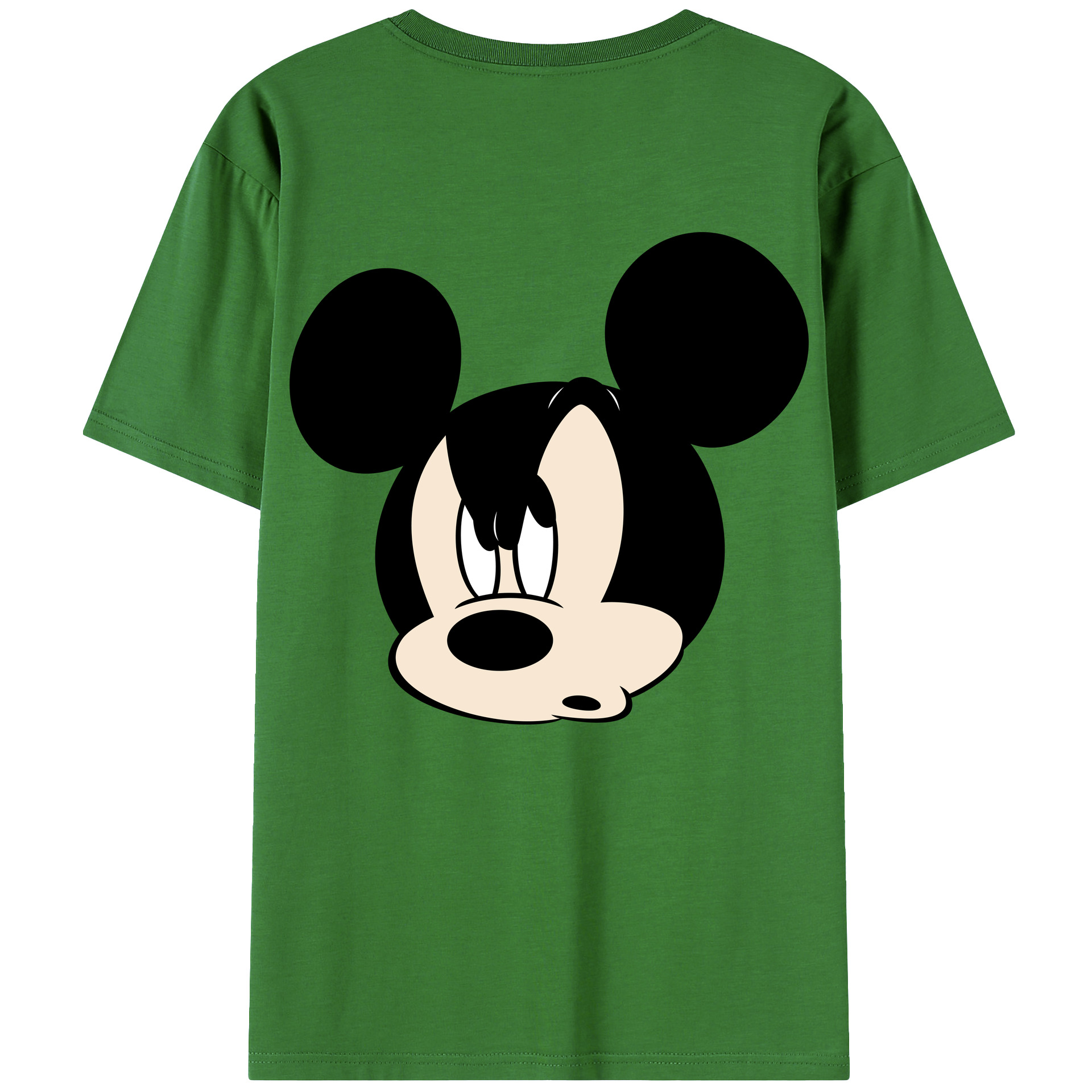 （画像用） ミッキーマウス Mickey Mouse レディース半袖Tシャツ(バックプリント)